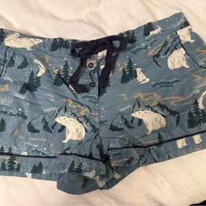 Fat Face Navy Star Patterned Sleepwear